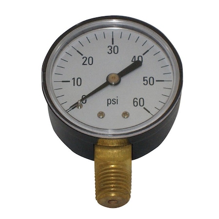 Jed JED Pool Tools Pool Pressure Gauge 1.25 in. H 80-845